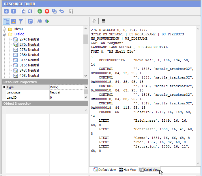 Visual enviroment for editing dialogs Visual enviroment for editing dialogs